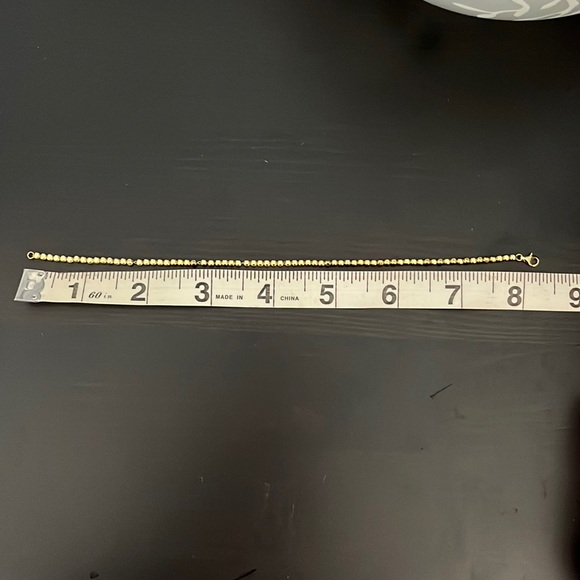 .925 sterling silver /gold plated beaded bracelet - Picture 3 of 4